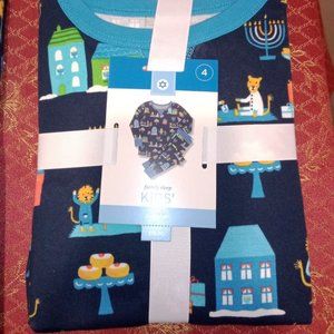 Hanukkah Theme Kid's Pajama Set size 4